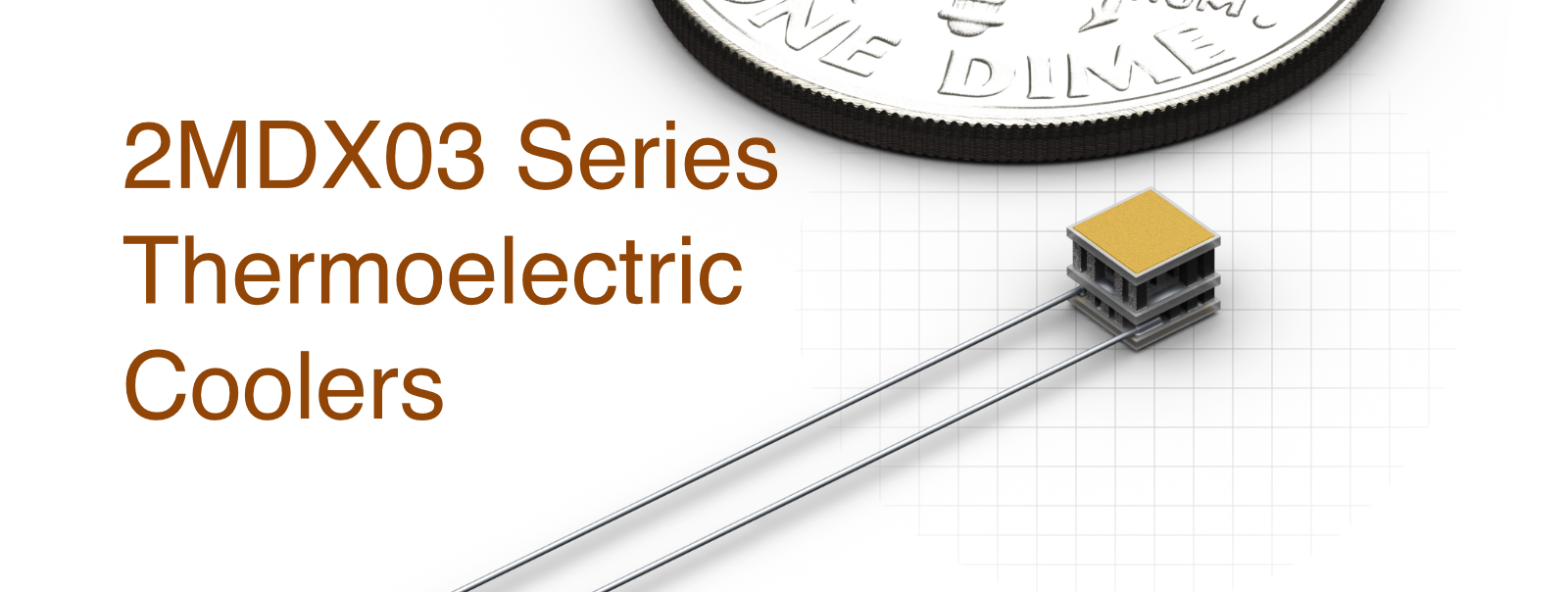 2MDX03 Two-stage Thermoelectric Coolers with enlarged cold side